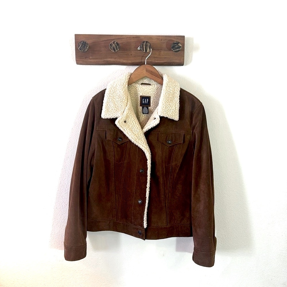 Gap Genuine Leather Jacket Women’s Size XL